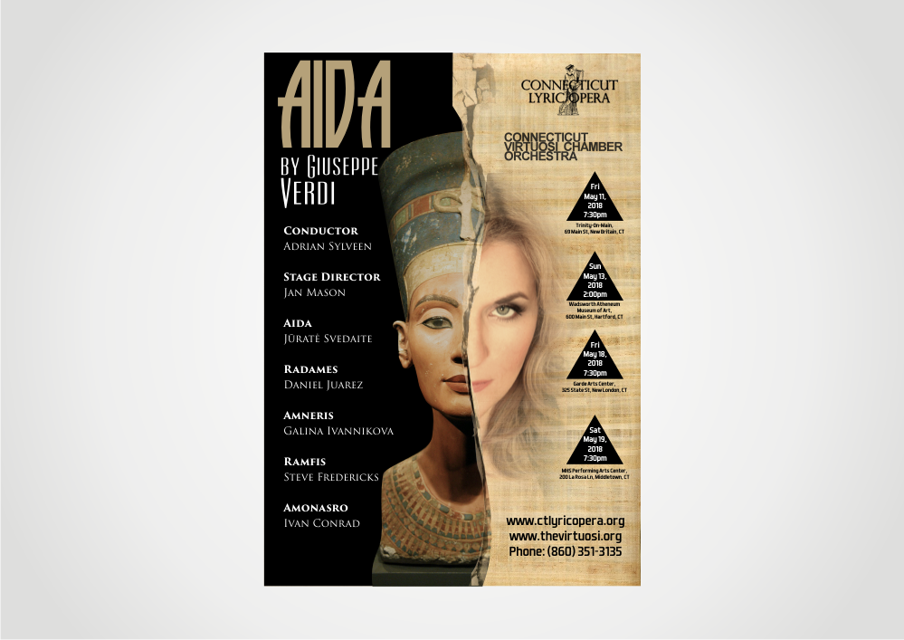 Poster Design by Amduat Design for Connecticut Virtuosi Chamber Orchestra, Inc.  | Design #18284361