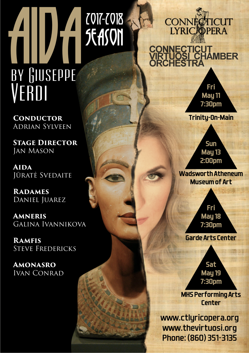 Poster Design by Amduat Design for Connecticut Virtuosi Chamber Orchestra, Inc.  | Design #18310724