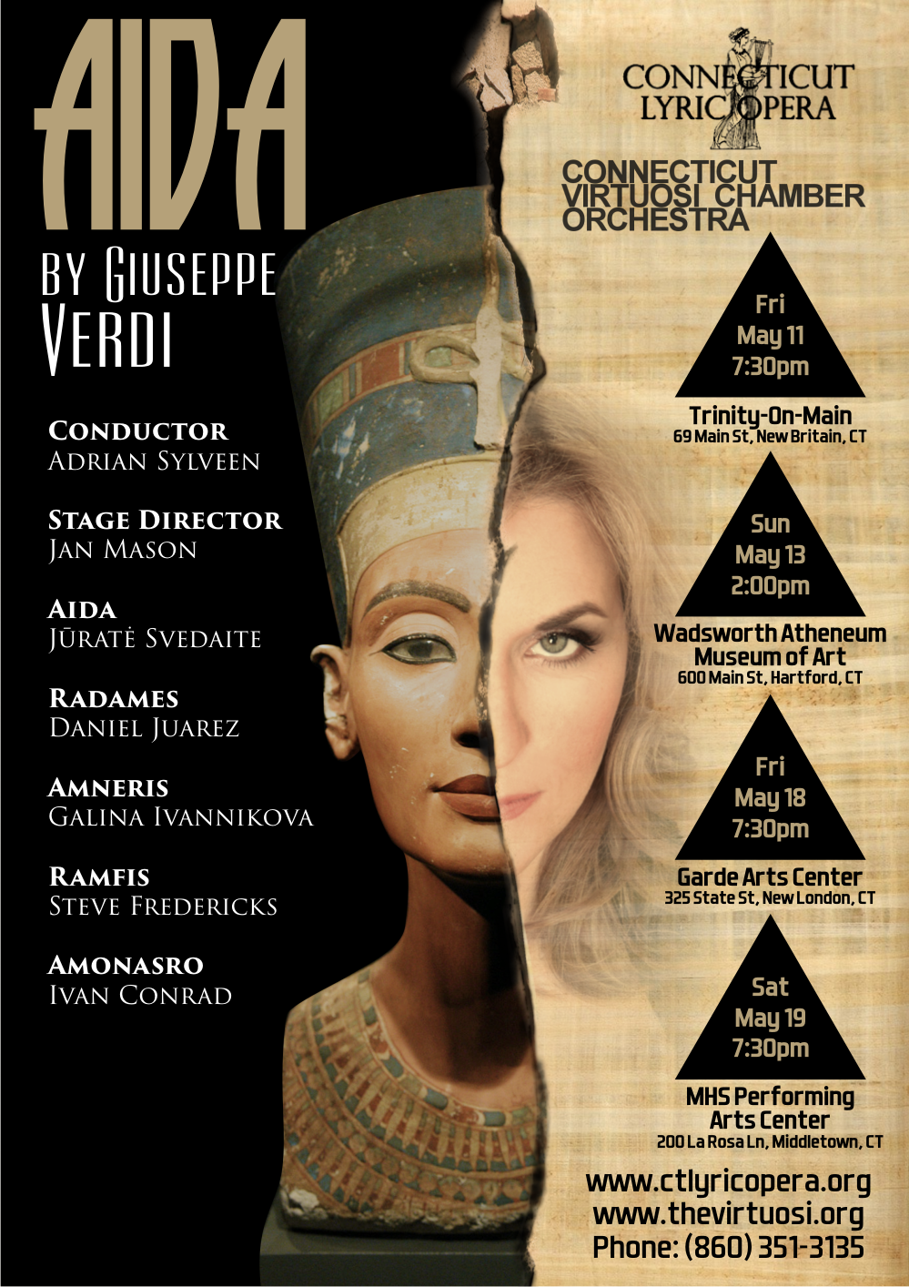 Poster Design by Amduat Design for Connecticut Virtuosi Chamber Orchestra, Inc.  | Design #18313632