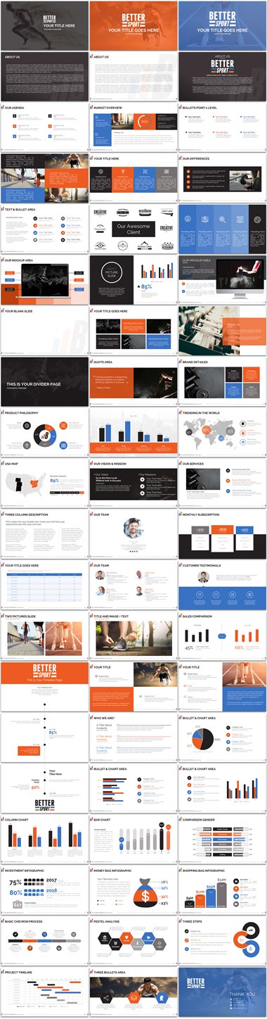 Design de PowerPoint par Imazing pour Better Sport | Design #18186545