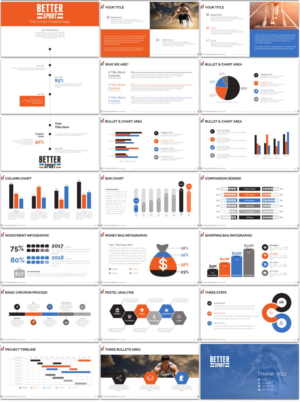 PowerPoint Design by Imazing for Better Sport | Design: #18186548