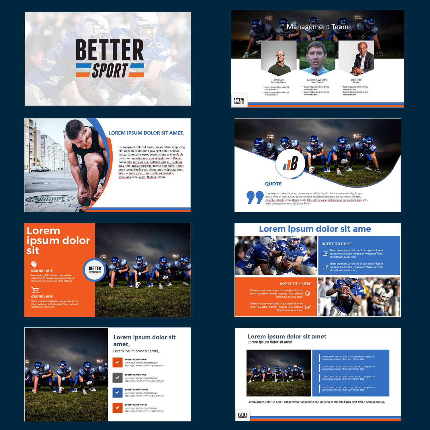 PowerPoint Design by Spydaman for Better Sport | Design #18189104