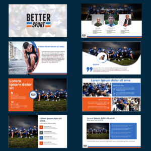 PowerPoint Design by Spydaman for Better Sport | Design: #18189104