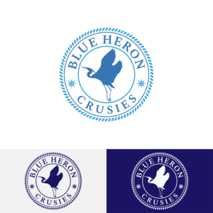 Blue Heron Crusies | Logo Design by LaVitaBella67