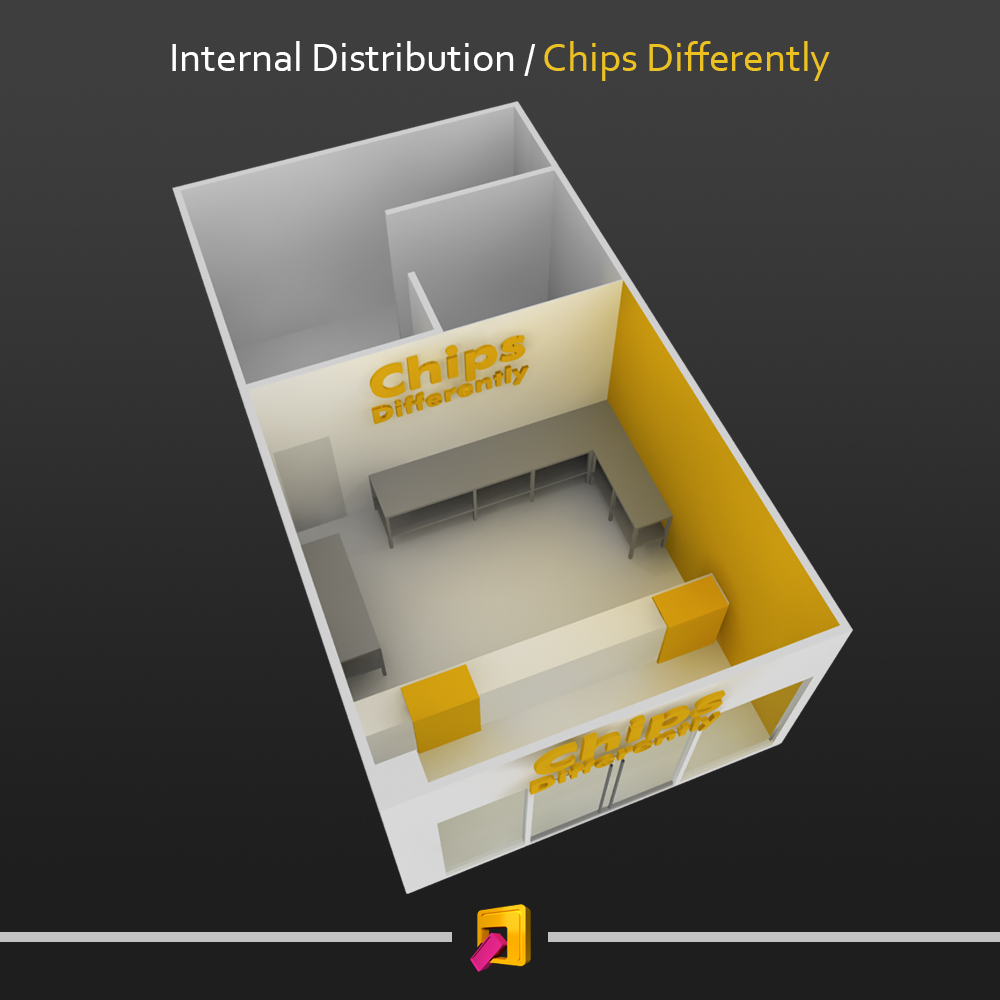 3D Design by Sergio Medina for Chips, Differently | Design #18758971