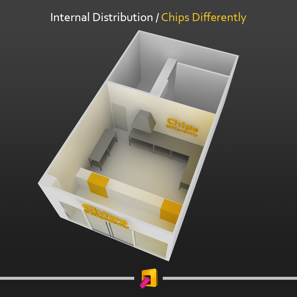 3D Design by Sergio Medina for Chips, Differently | Design #18759074