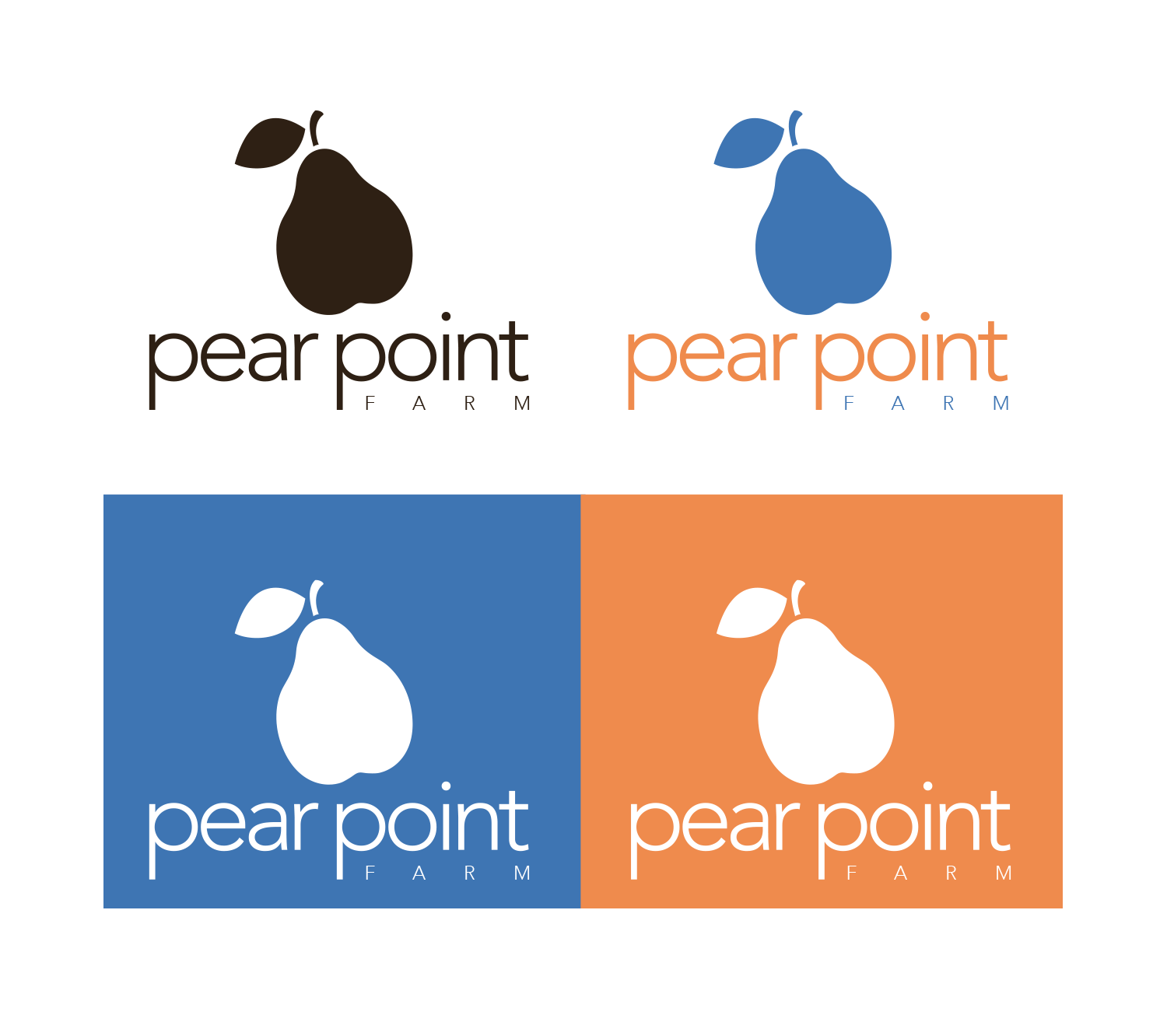 Logo Design by philipfitzsimmons for Pear Point Farm | Design #18184909