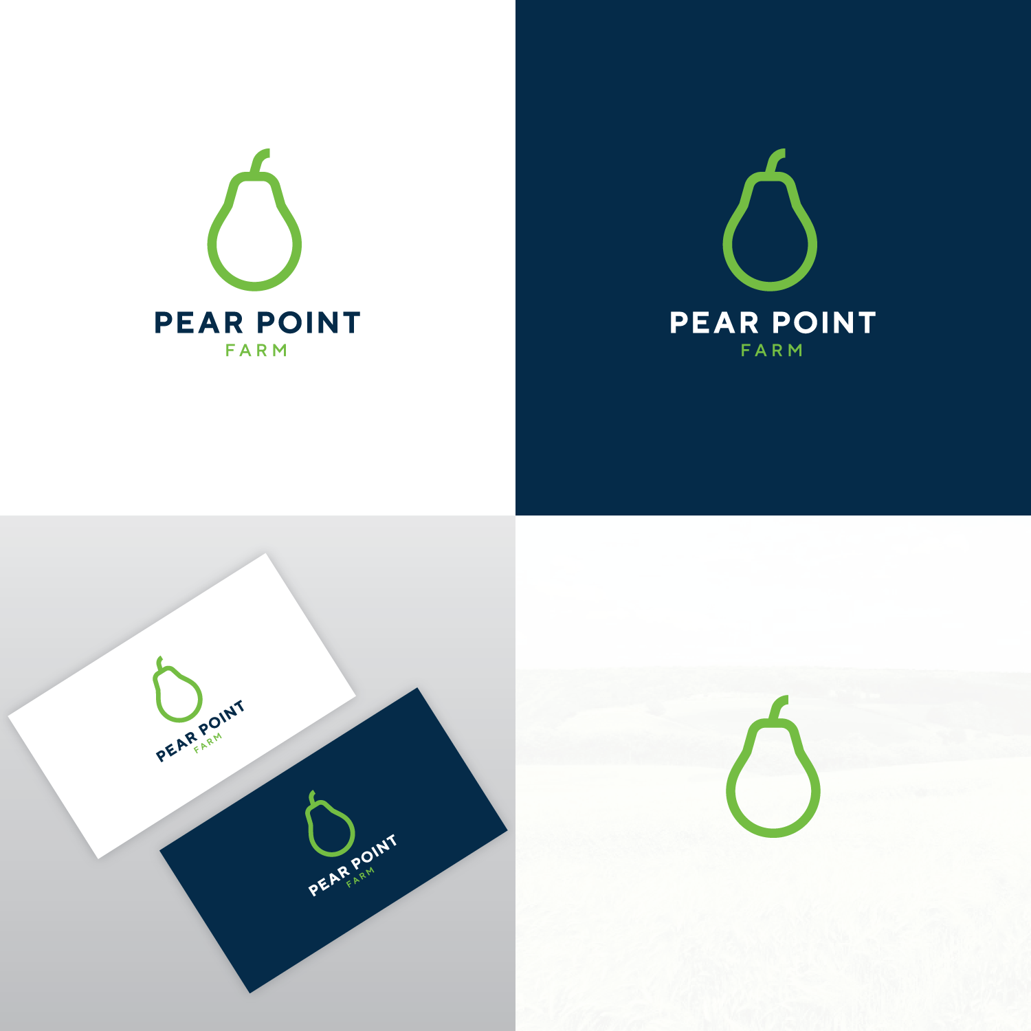 Logo Design by ds | designstructure for Pear Point Farm | Design #18185706