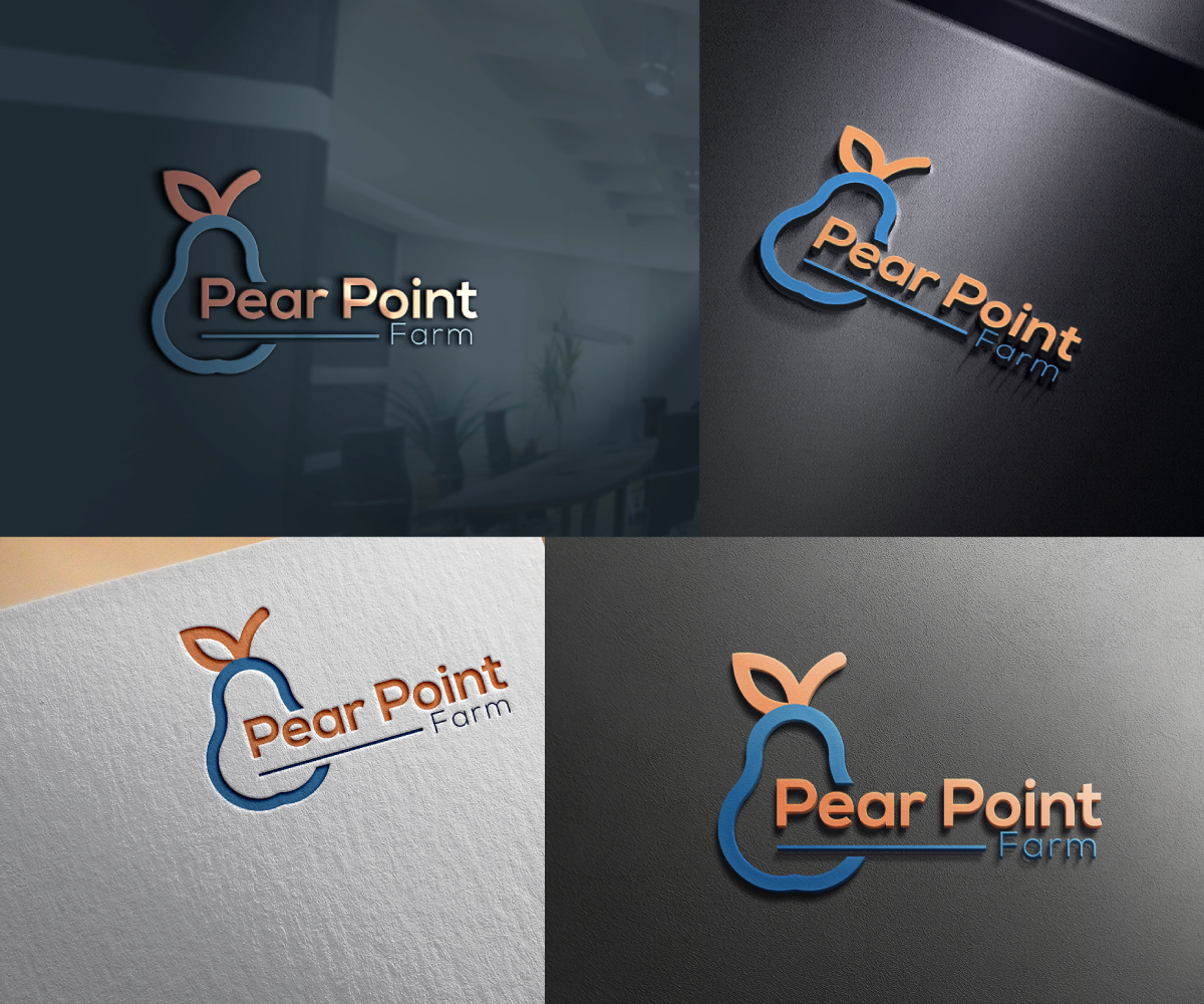 Logo Design by YoungS for Pear Point Farm | Design #18193599