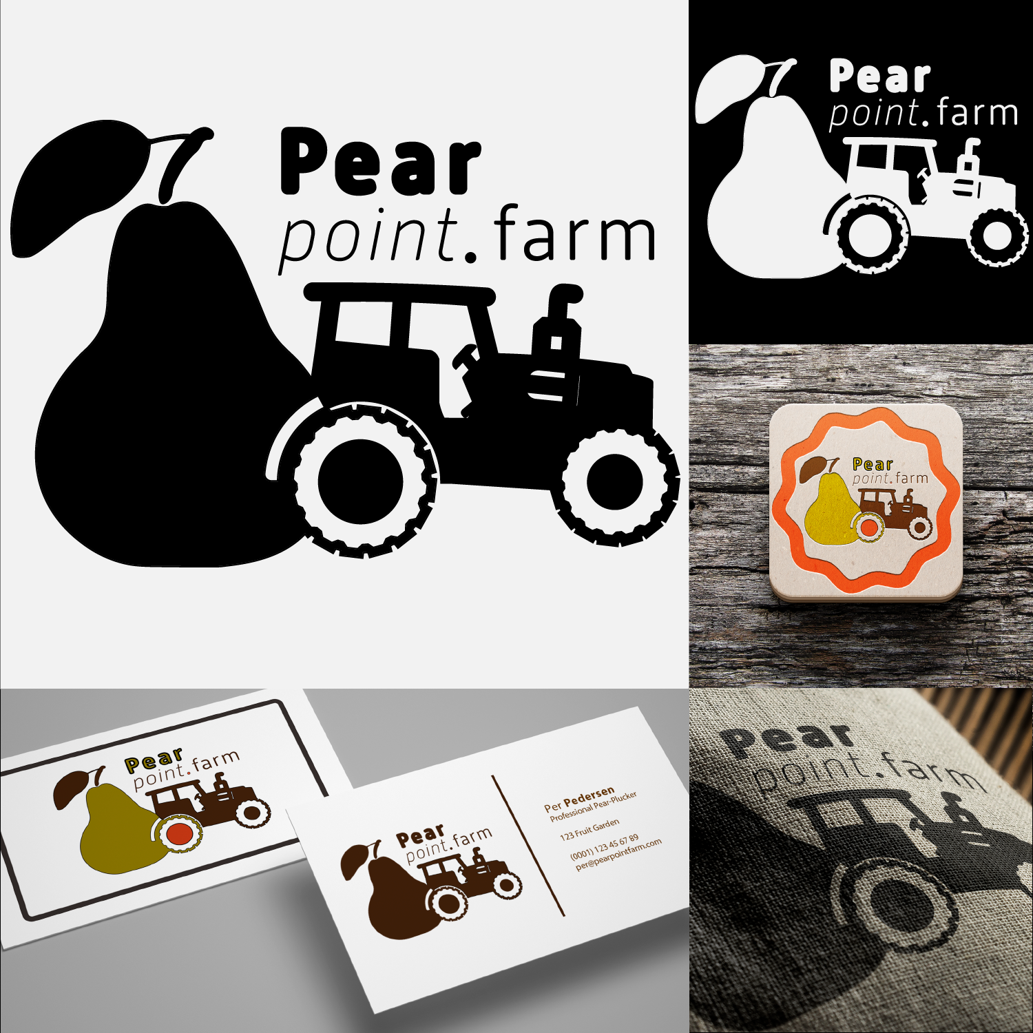 Logo Design by Logo Herald for Pear Point Farm | Design #18192450