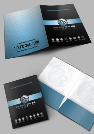 Water, fire, smoke, and mold damage restoration company needs professional corporate branding. | Stationery Design by chandrayaan.creative