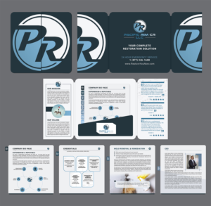 Water, fire, smoke, and mold damage restoration company needs professional corporate branding. | Diseño de Papelería por Titan Solbiz