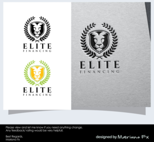 Elite Financing LLC not sure if we need to put llc in the logo  | Logo Design by Mariono Fx