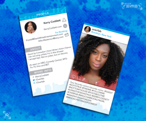 Instagram Business Card For Comedian | Visitenkarten-Design von nreimer