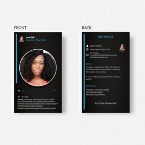 Business Card Design by Artandstuffbyshree