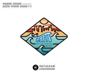 Sticker Design by Walking Designs