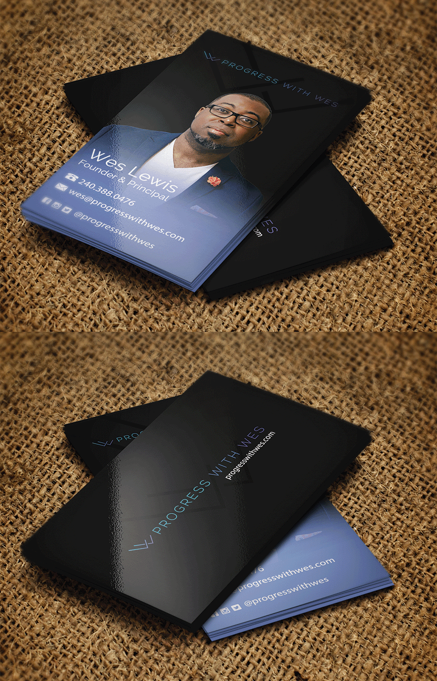 Diseño de Tarjeta de Presentación por Riz' para Wes Lewis | Diseño #18177817