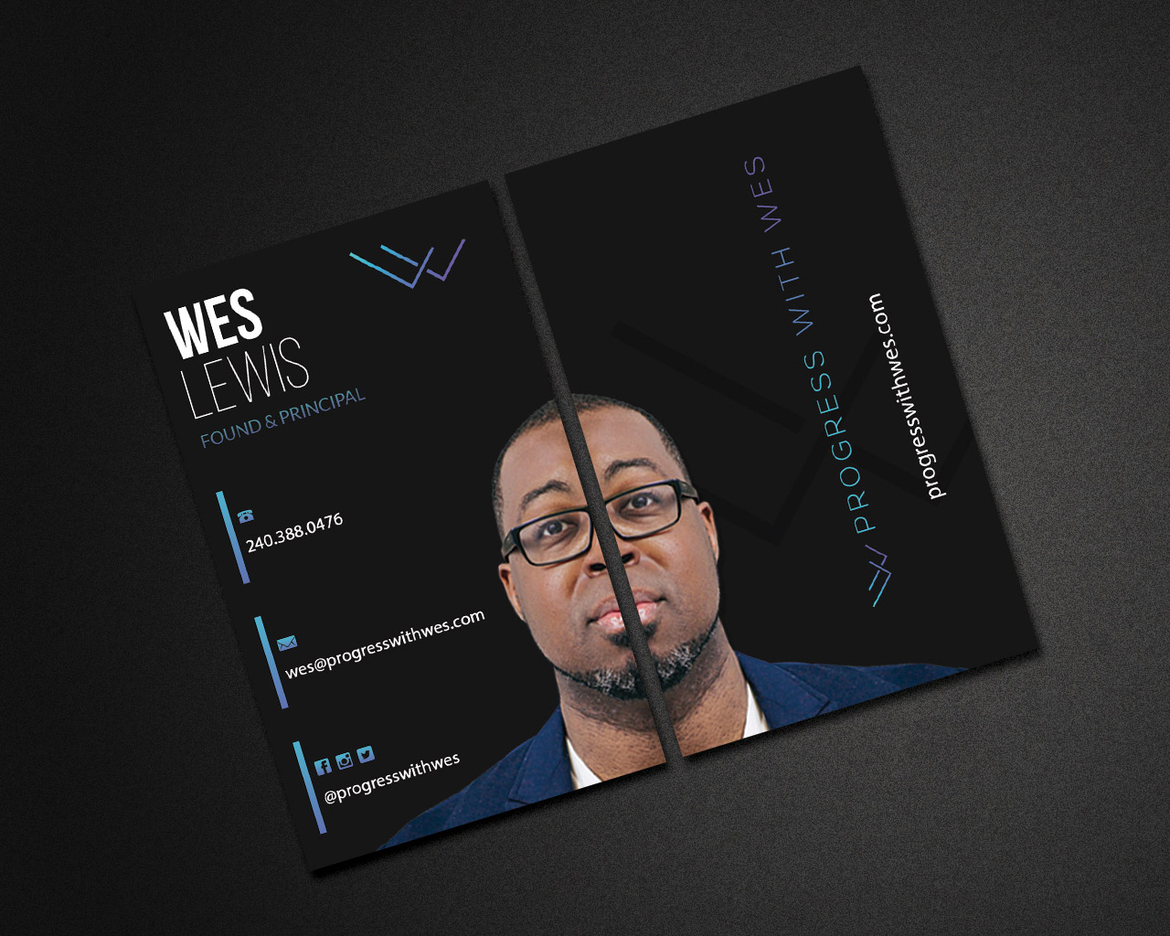 Business Card Design by Riz' for Wes Lewis | Design #18181010