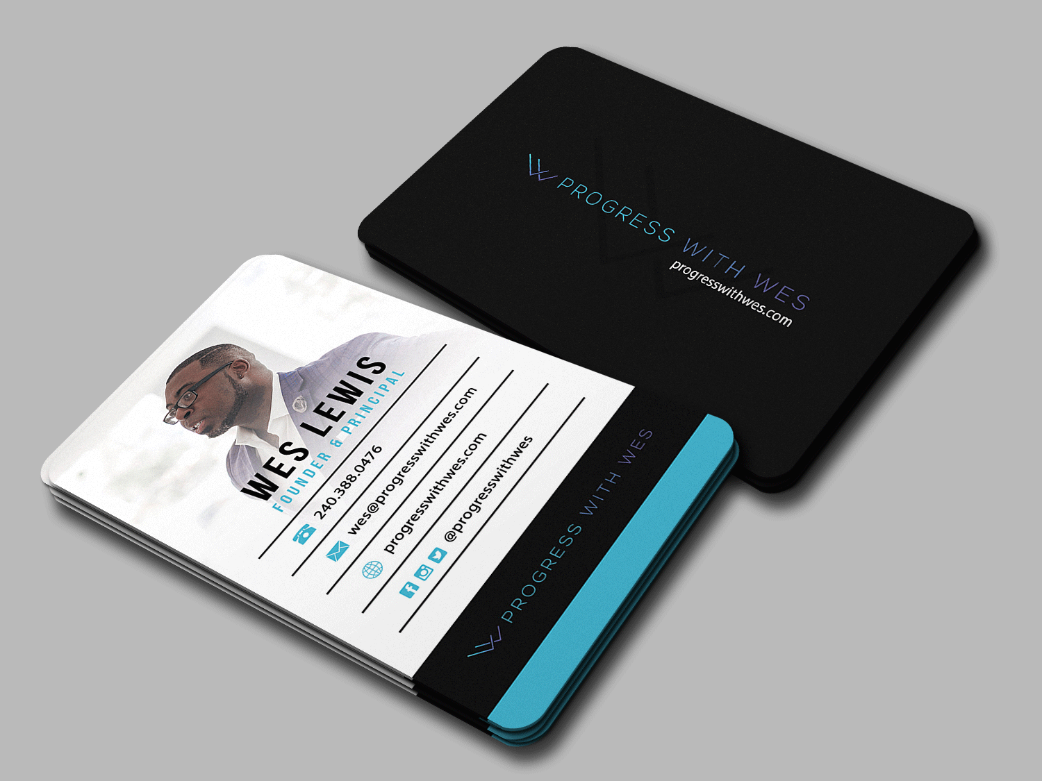 Business Card Design by Riz' for Wes Lewis | Design #18186775
