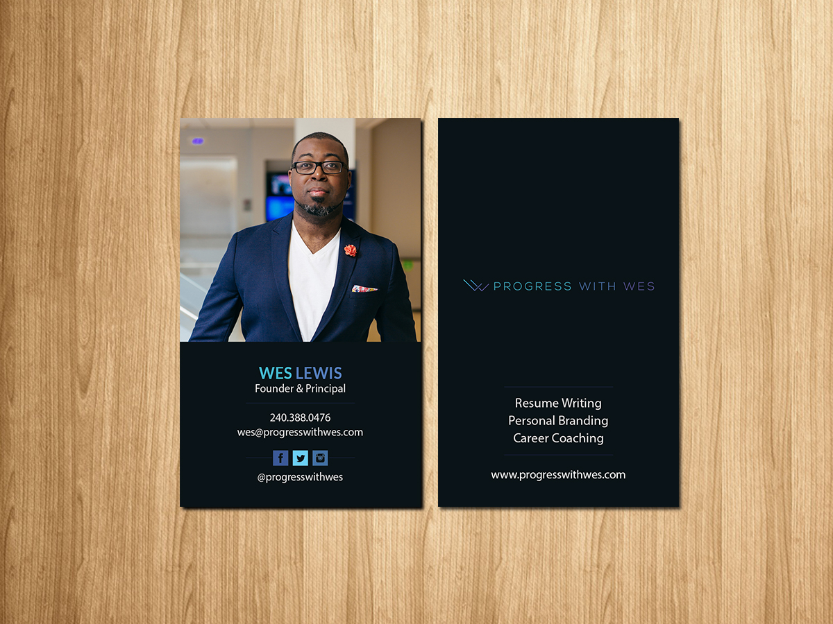 Visitenkarten-Design von Creations Box 2015 für Wes Lewis | Design #18184330