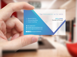 Business Card Design by Creations Box 2015 for Wes Lewis | Design: #18184338