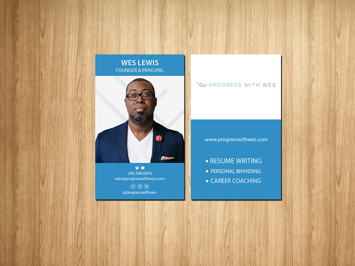 Visitenkarten-Design von Creations Box 2015 für Wes Lewis | Design #18184343