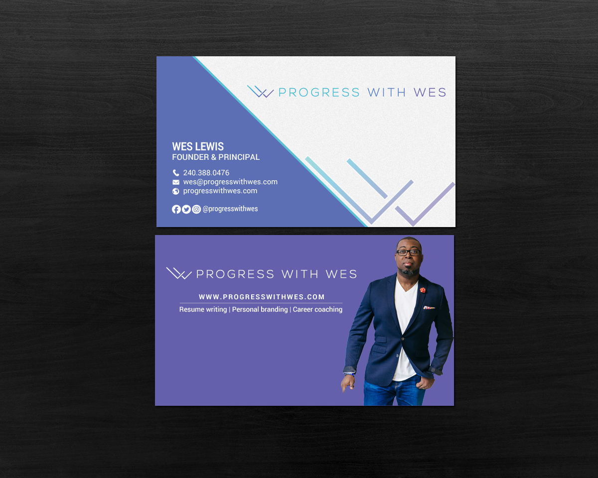 Business Card Design by chandrayaan.creative for Wes Lewis | Design #18177932