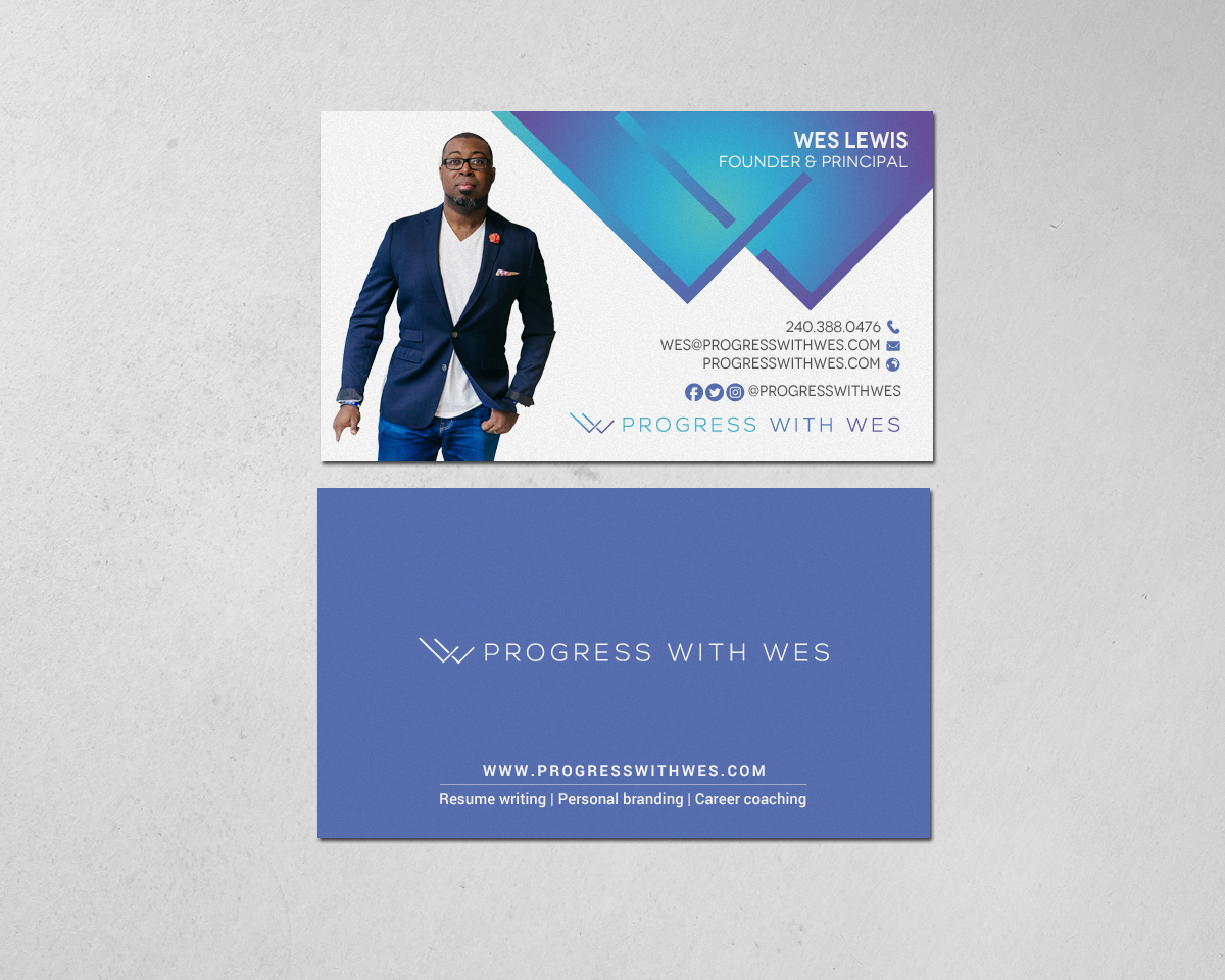 Business Card Design by chandrayaan.creative for Wes Lewis | Design #18182079