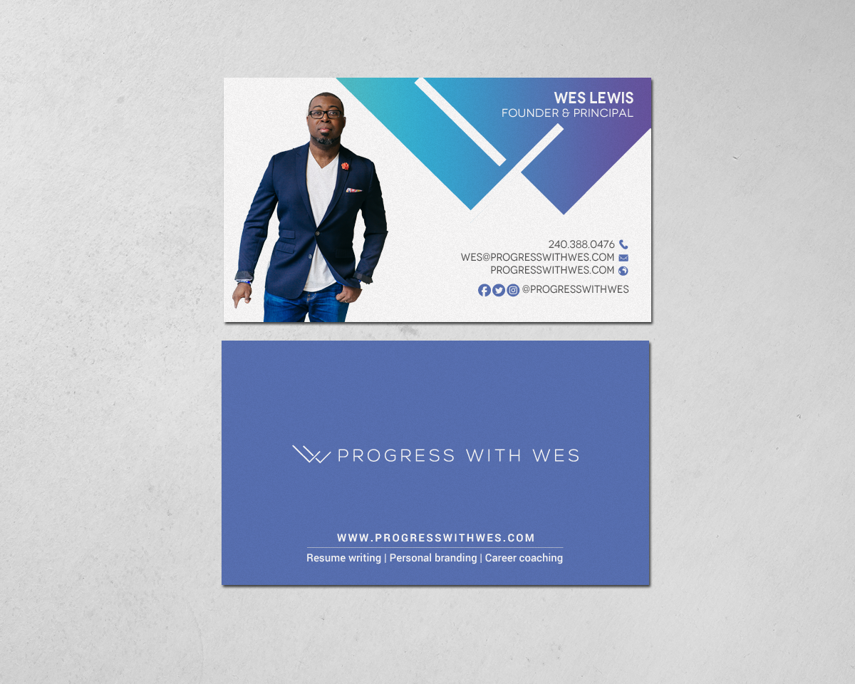 Business Card Design by chandrayaan.creative for Wes Lewis | Design #18182080