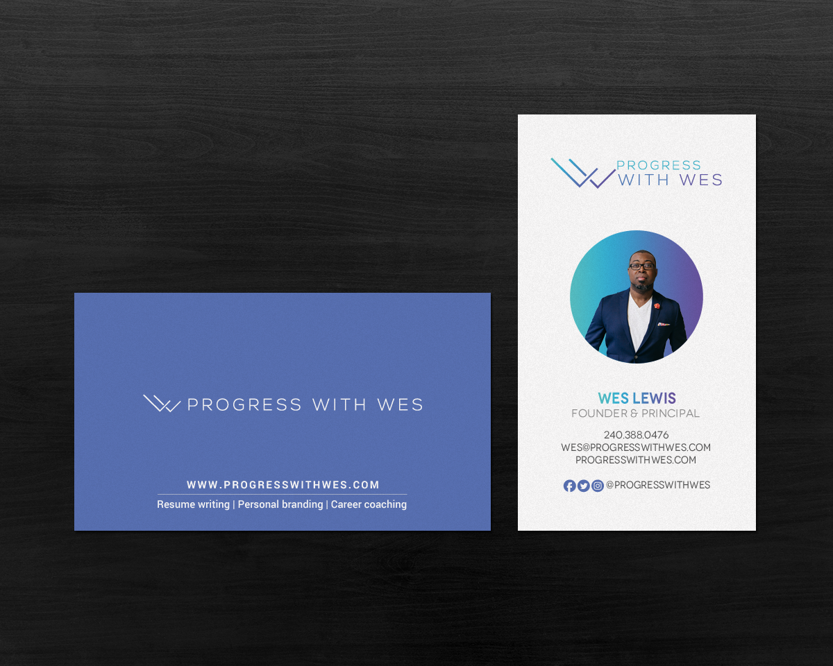 Business Card Design by chandrayaan.creative for Wes Lewis | Design #18182108