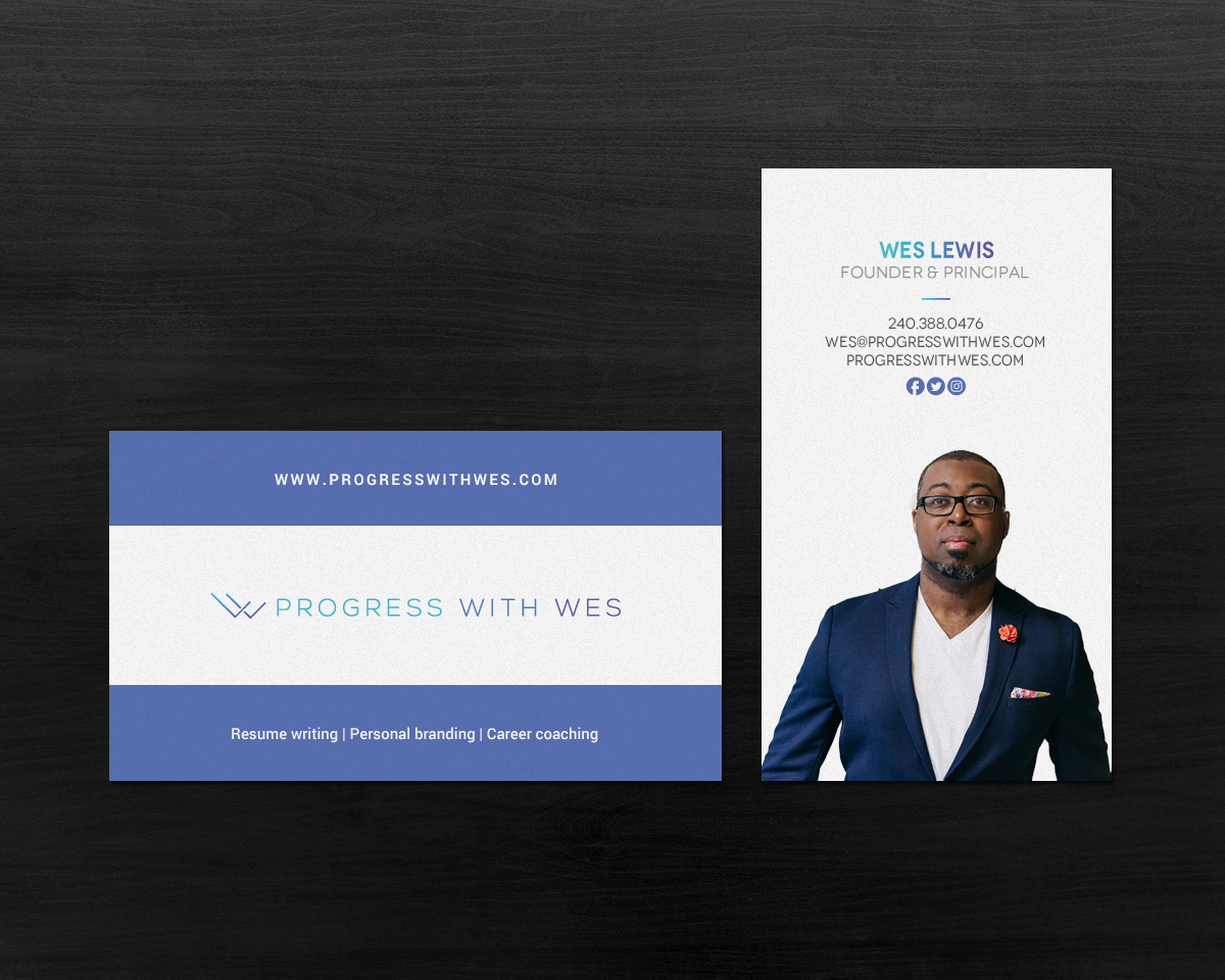 Business Card Design by chandrayaan.creative for Wes Lewis | Design #18182112