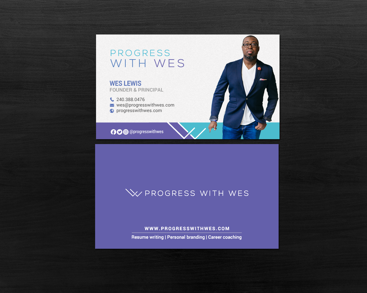 Business Card Design by chandrayaan.creative for Wes Lewis | Design #18182115