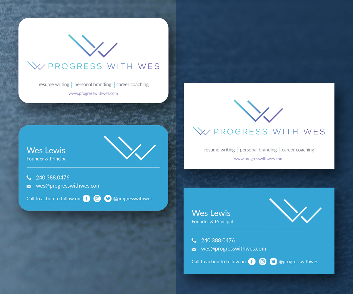 Business Card Design by M6G for Wes Lewis | Design #18207723