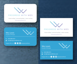 Business Card Design by M6G for Wes Lewis | Design: #18214240