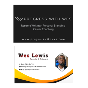 Business Card Design by ibrahim alnajjar for Wes Lewis | Design: #18205280