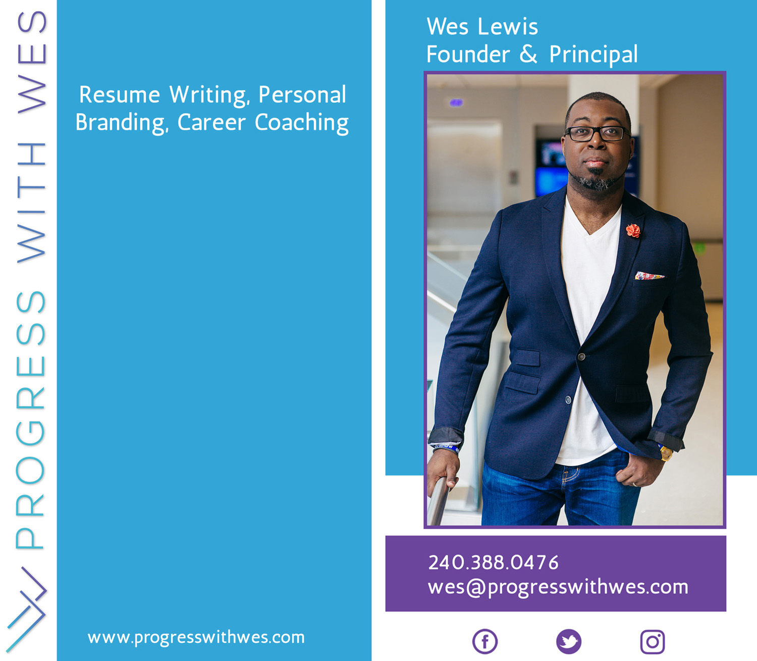 Business Card Design by Kara Stewart for Wes Lewis | Design #18205606