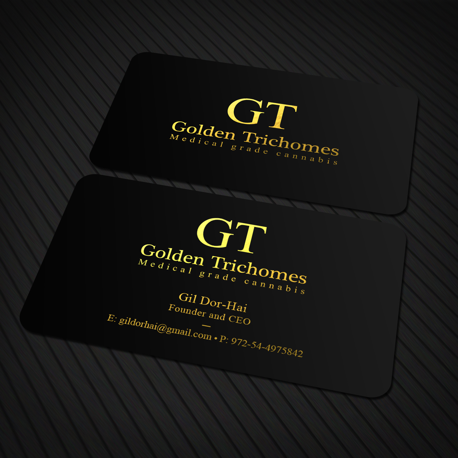 Visitenkarten-Design von Sandaruwan für Golden Trichomes | Design #18194583