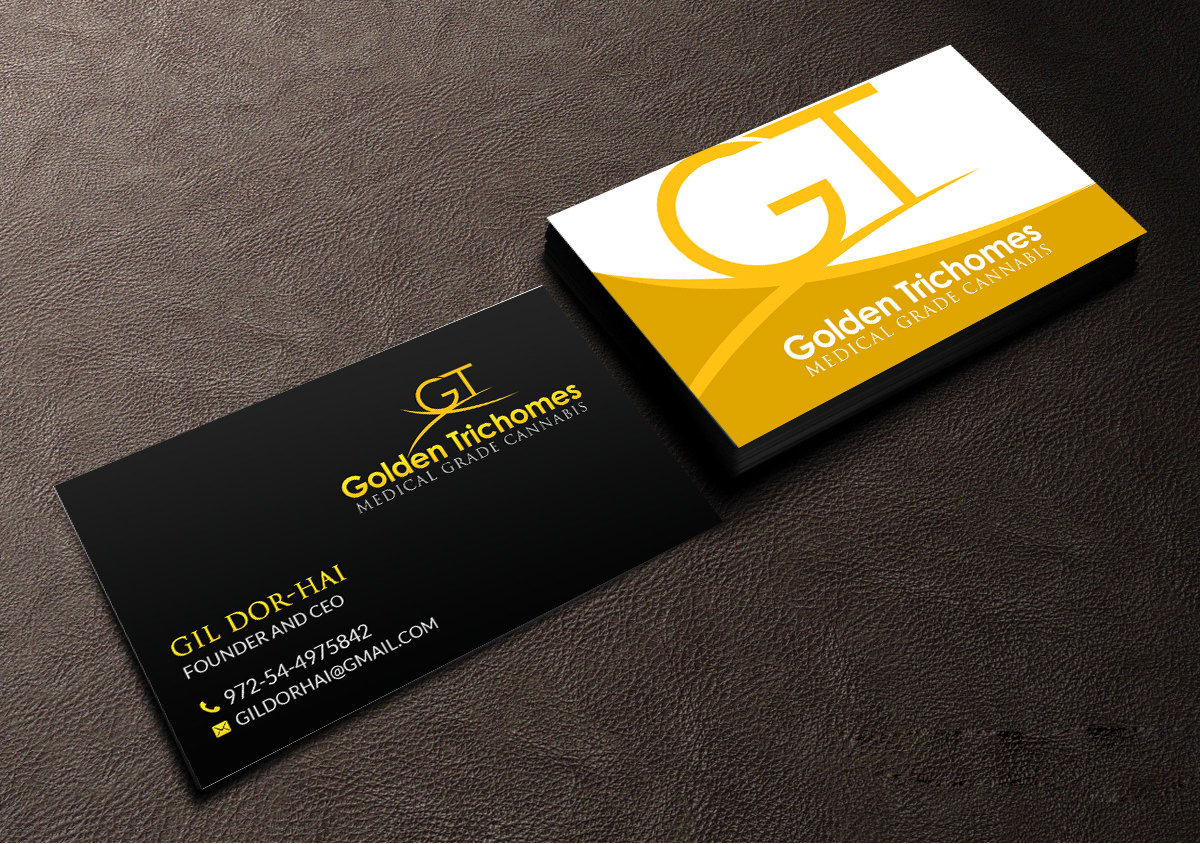 Business Card Design by Creations Box 2015 for Golden Trichomes | Design #18201140