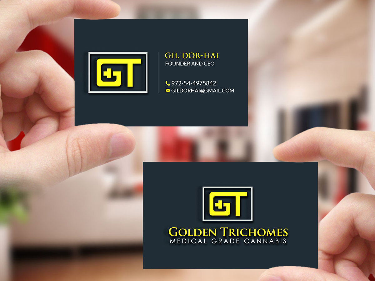 Visitenkarten-Design von Creations Box 2015 für Golden Trichomes | Design #18201157