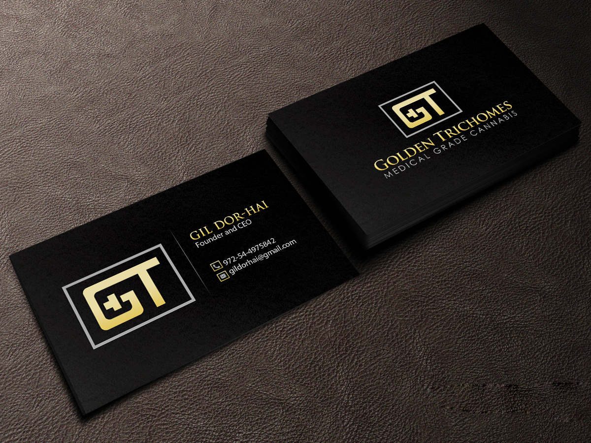 Business Card Design by Creations Box 2015 for Golden Trichomes | Design #18300940