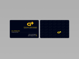 Visitenkarten-Design von Creations Box 2015 für Golden Trichomes | Design #18394123