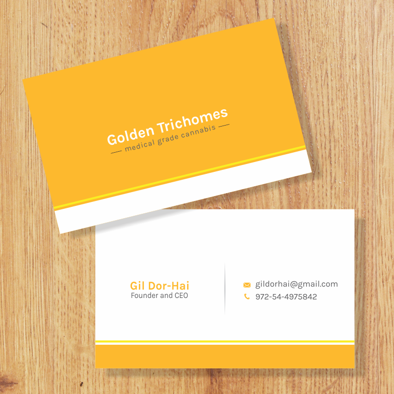 Business Card Design by rhalder4 for Golden Trichomes | Design #18256903