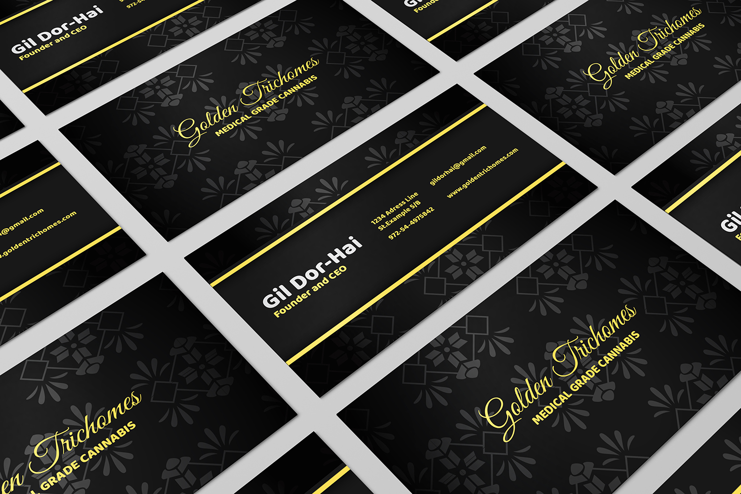 Business Card Design by rahulkachhad for Golden Trichomes | Design #18320284