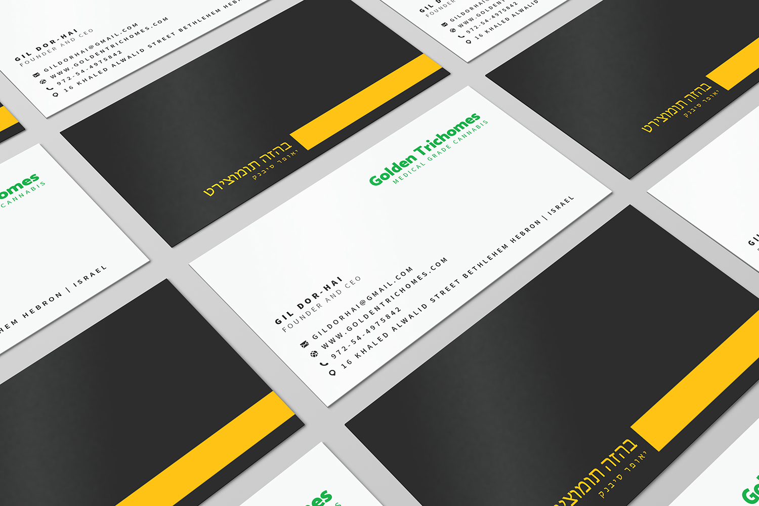 Business Card Design by rahulkachhad for Golden Trichomes | Design #18320903