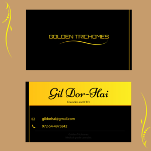 Visitenkarten-Design von LimboCreative für Golden Trichomes | Design #18275167