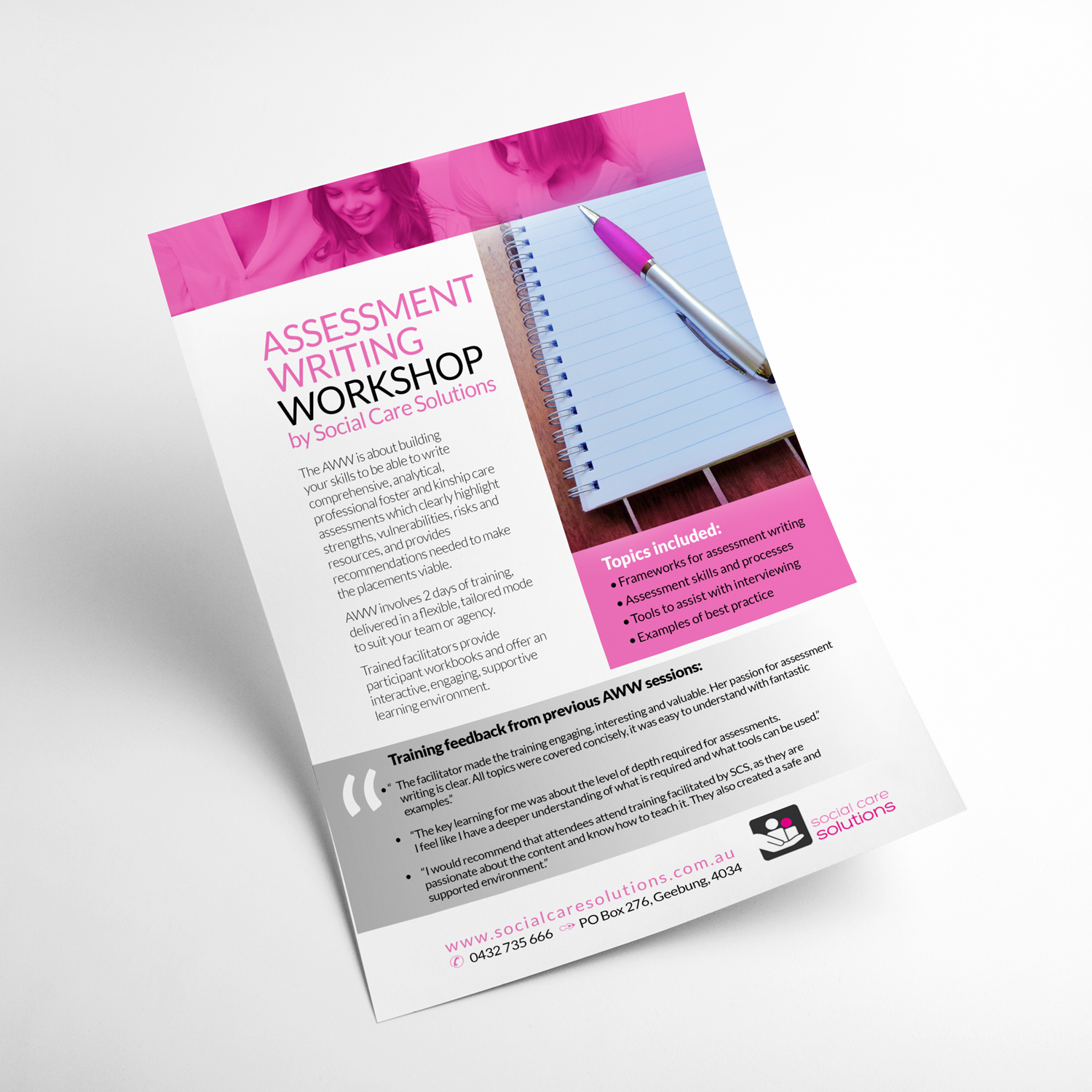 Flyer Design by see why for Social Care Solutions | Design #18205588