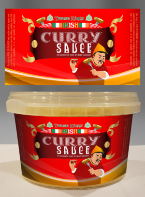 Sauce Company needs Label for Curry Sauce Tub | Design Étiquette par SAI DESIGNS