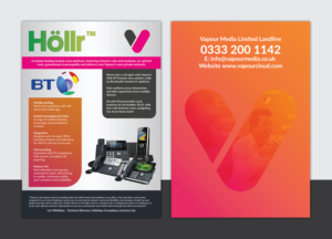 Flyer Design by Deziners Zone for Vapour Cloud | Design: #18193538
