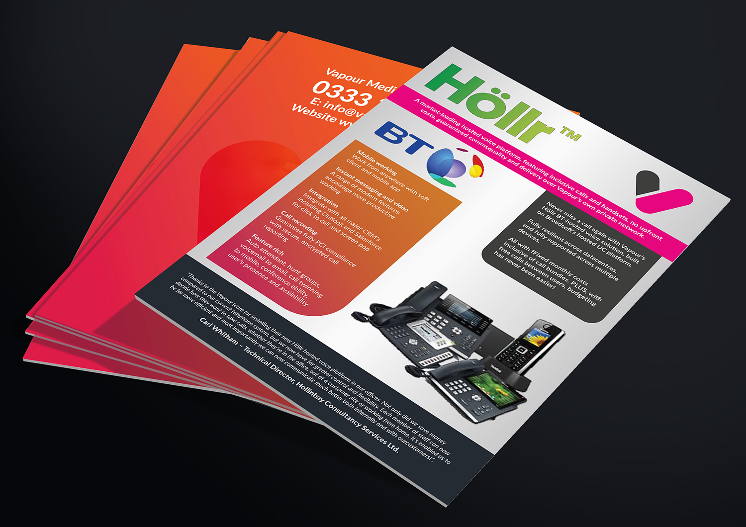 Diseño de Flyer por Deziners Zone para Vapour Cloud | Diseño #18193539