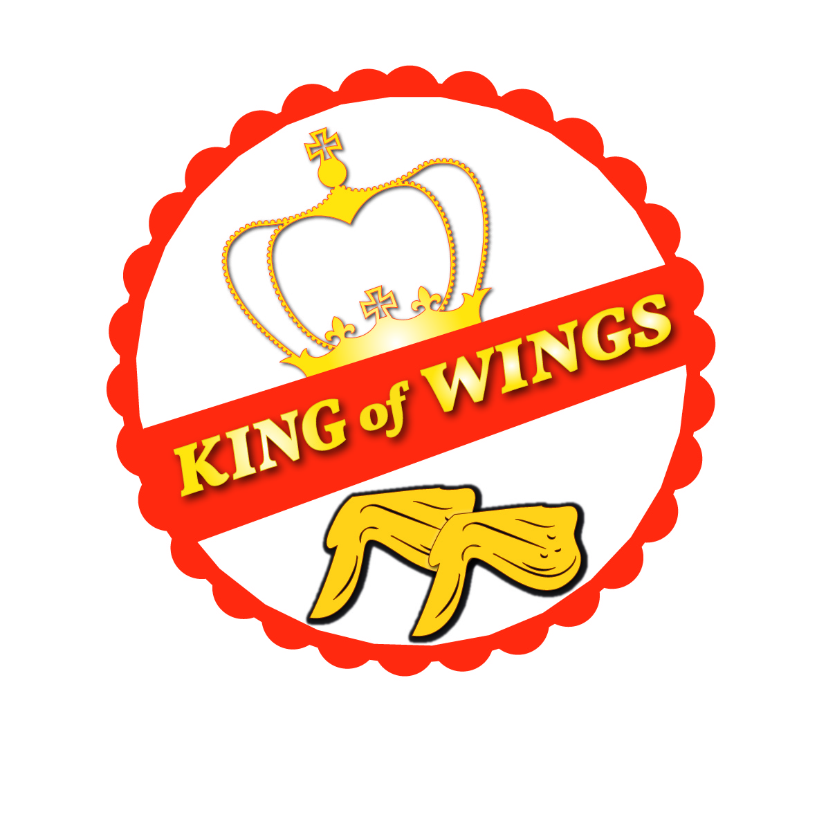 Logo Design by CreativeCorner for king of wings | Design #18248740